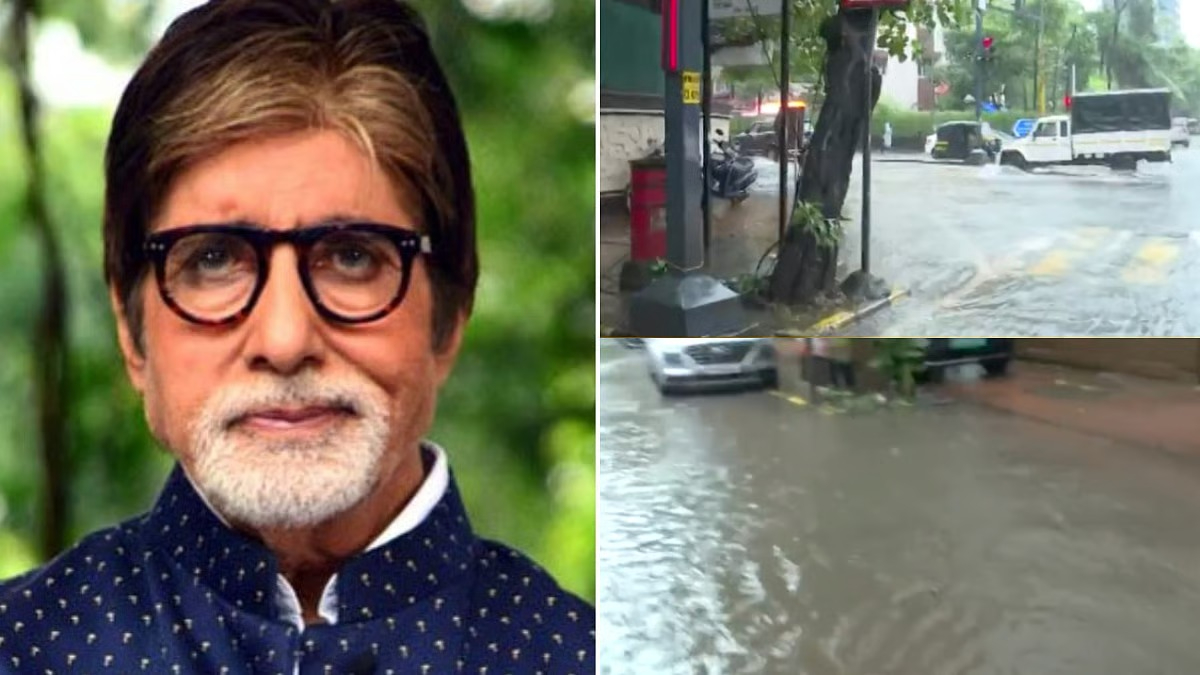 Amitabh Bachchan's home Prateeksha flooded as heavy rains lash Mumbai, pictures go viral Amitabh Bachchan's home Prateeksha flooded as heavy rains lash Mumbai, pictures go viral