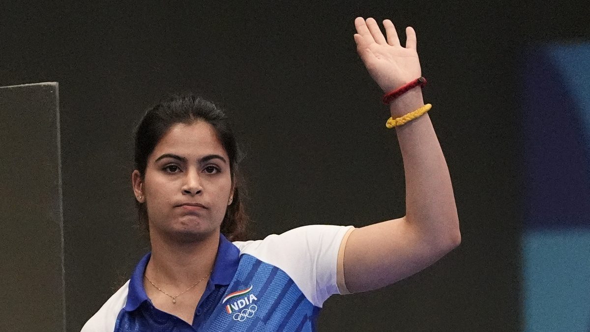 Manu Bhaker won bronze medals in both the women's 10m air pistol individual and team events earlier in the tournament. Image: Reuters
Manu Bhaker won bronze medals in both the women's 10m air pistol individual and team events earlier in the tournament. Image: Reuters