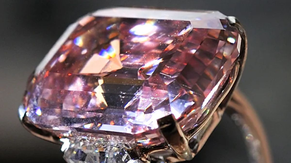 The rare pink diamond, which is worth $25 million, had a clarity and symmetry so rare that the chances of finding another like it were just 0.01 per cent. Image for Representation. AFP The rare pink diamond, which is worth $25 million, had a clarity and symmetry so rare that the chances of finding another like it were just 0.01 per cent. Image for Representation. AFP