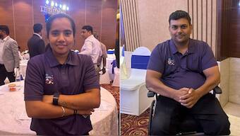 India’s flag bearers Preeti Pal and Dharambir aim for medal glory at the 2025 World Para Athletics Championships. Image: Vishal Tiwari/Firstpost