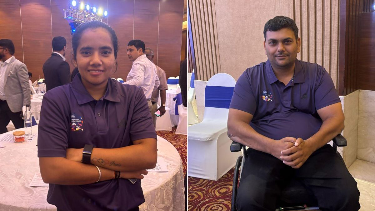 India’s flag bearers Preeti Pal and Dharambir aim for medal glory at the 2025 World Para Athletics Championships. Image: Vishal Tiwari/Firstpost India’s flag bearers Preeti Pal and Dharambir aim for medal glory at the 2025 World Para Athletics Championships. Image: Vishal Tiwari/Firstpost
