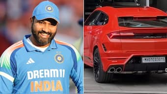 Pictures and videos of Rohit Sharma's new ride are going viral on social media. Reuters/X