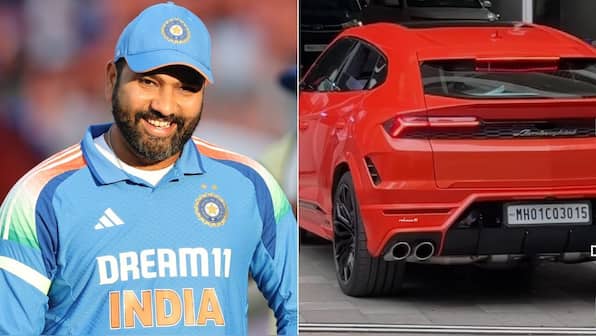 What is the significance of Rohit Sharma's unique number '3015' on his new Lamborghini Urus
