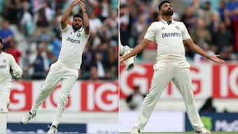 Mohammed Siraj has been celebrating in Ronaldo's style for the past few years. Reuters