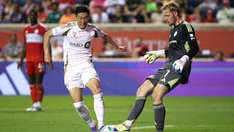 Son Heung-min made his LAFC debut on Saturday after a MLS-record transfer against Chicago Fire. Image: Reuters 