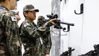 The pool of men aged 18 to 28, the group eligible for conscription in South Korea, has been shrinking at a rapid pace. File image/Reuters