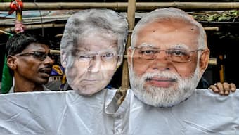 The US has now imposed an additional 25 per cent tariff on India for its purchase of Russian oil. This takes India's total tariffs to 50 per cent, on par with Brazil. File image/AFP