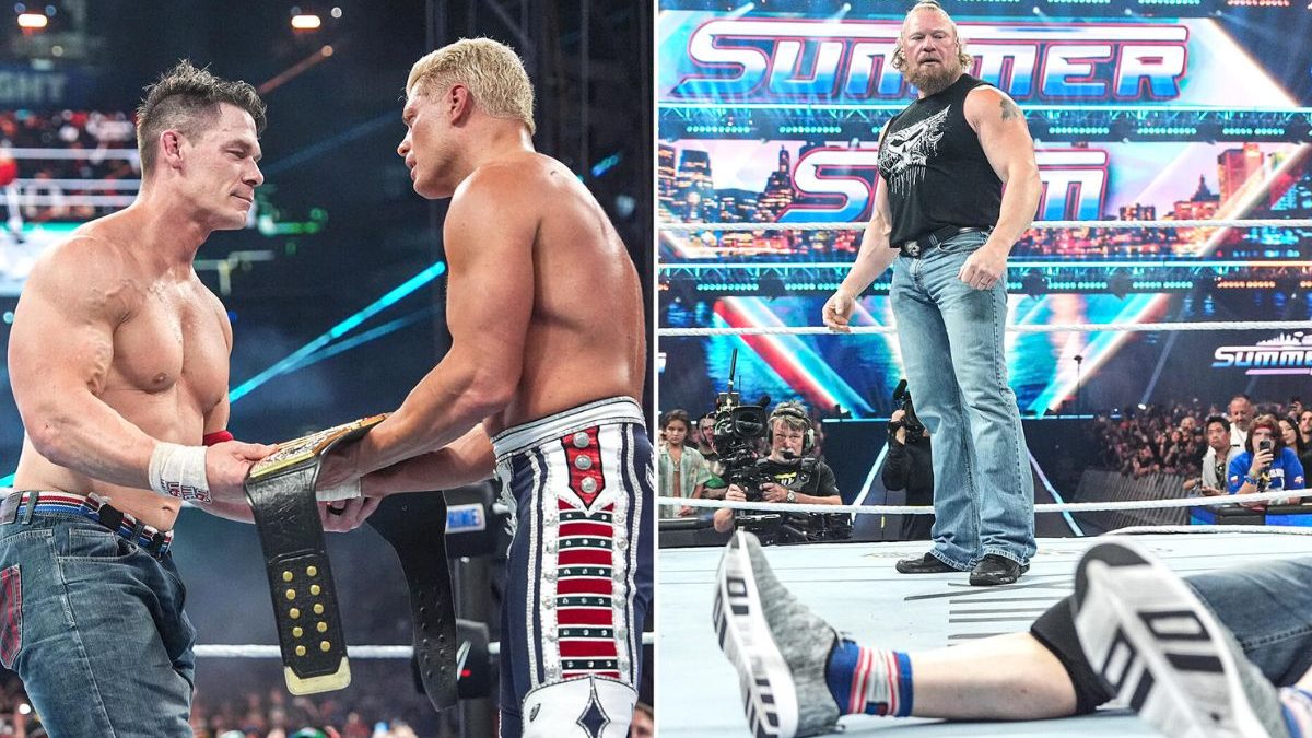 Cody Rhodes reclaims WWE title from John Cena. WWE Cody Rhodes reclaims WWE title from John Cena. WWE