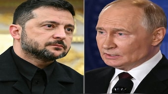 Ukrainian President Volodymyr Zelenskyy and Russian President Vladimir Putin. Russian President Vladimir Putin told US counterpart Donald Trump on August 18 that he is willing to meet Ukranian leader Volodymyr Zelenskyy. File image/AFP