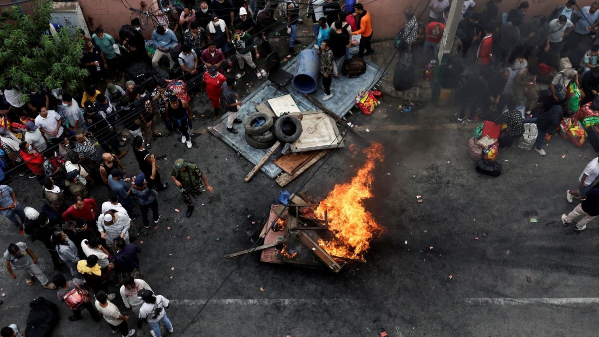 Nepal Gen Z unrest: Bus carrying Indian pilgrims attacked in Kathmandu, belongings looted; several injured