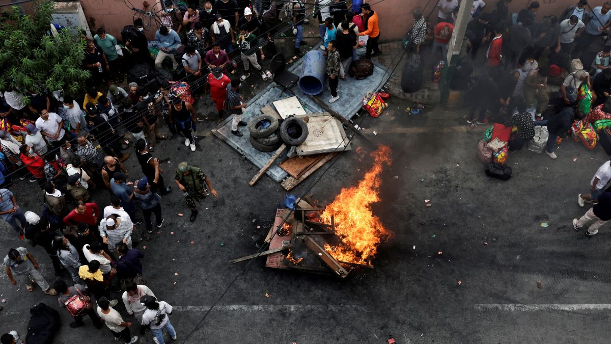 Nepal Gen Z unrest: Bus carrying Indian pilgrims attacked in Kathmandu, belongings looted; several injured Nepal Gen Z unrest: Bus carrying Indian pilgrims attacked in Kathmandu, belongings looted; several injured