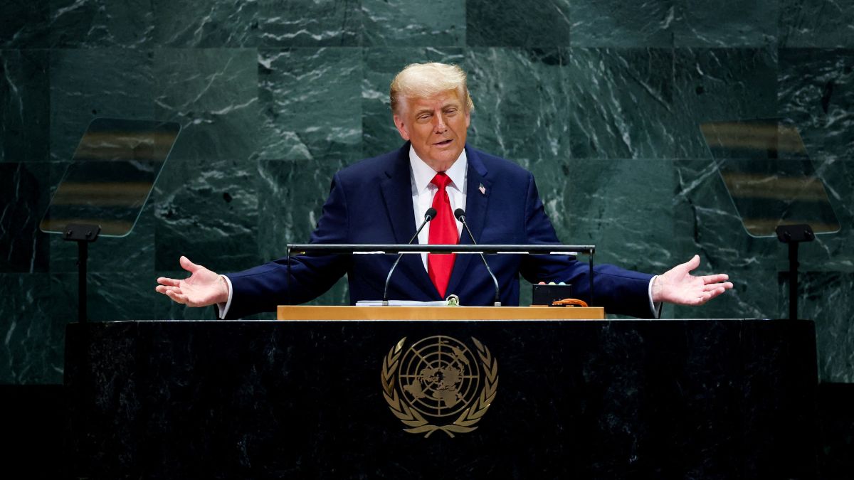 Donald Trump at the 80th United Nations General Assembly at UN headquarters in New York City. Reuters Donald Trump at the 80th United Nations General Assembly at UN headquarters in New York City. Reuters