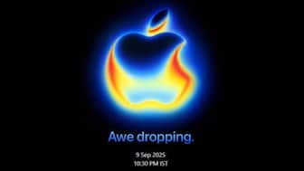 The Apple iPhone 17 launch comes with the tagline ‘Awe dropping’. Image: News18
