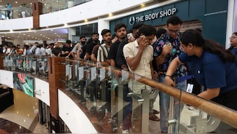 The craze for iPhone has reached India as well as long queues of people waited outside the stores in Delhi, Mumbai and Bengaluru. People have been waiting since midnight at some of the stores. Reuters