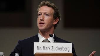 Meta CEO Mark Zuckerberg during a Senate Judiciary Committee hearing. Reuters/File Photo
