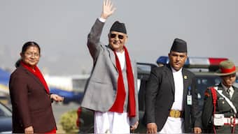 Nepal's prime minister Khadga Prasad Sharma Oli has resigned. AFP