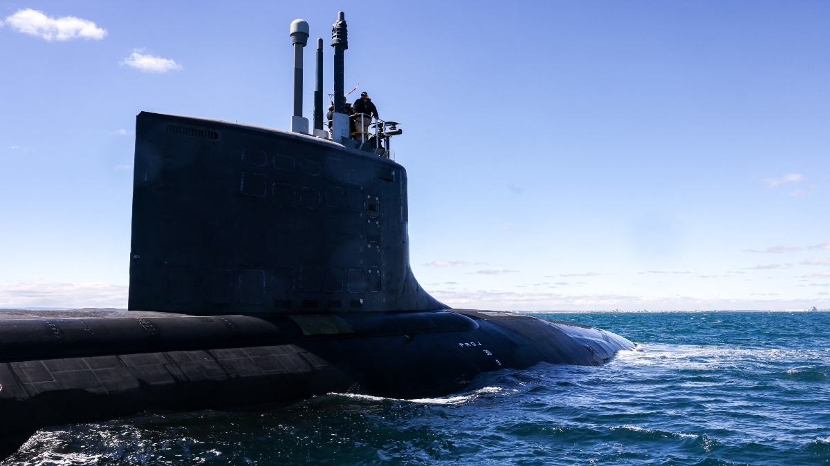 he US Navy's USS Minnesota (SSN-783), a Virginia-class fast attack submarine, sails in waters off the coast of Western Australia on March 16, 2025. File Image / AFP he US Navy's USS Minnesota (SSN-783), a Virginia-class fast attack submarine, sails in waters off the coast of Western Australia on March 16, 2025. File Image / AFP