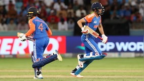 India vs Pakistan Asia Cup Match LIVE Score: Abhishek smashes Afridi for a four and a six at start of Indian chase