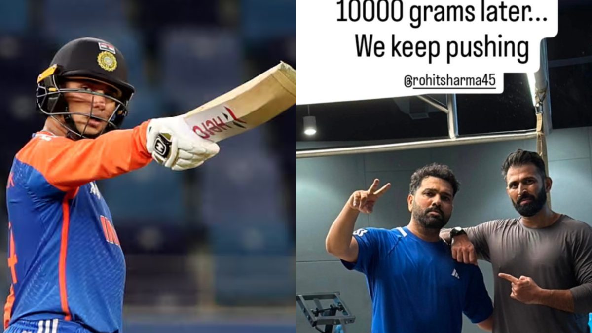 Abhishek Sharma could soon be fighting with Rohit Sharma for opening slot in ODIs. Images: Reuters/Abhishek Nayar/Instagram Abhishek Sharma could soon be fighting with Rohit Sharma for opening slot in ODIs. Images: Reuters/Abhishek Nayar/Instagram