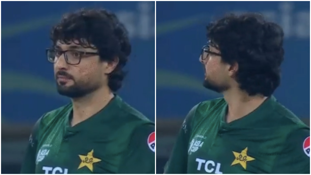 Pakistan leg-spinner Abrar Ahmed celebrates after dismissing India wicketkeeper-batter Sanju Samson during the Asia Cup final in Dubai. Image credit: Screengrab Pakistan leg-spinner Abrar Ahmed celebrates after dismissing India wicketkeeper-batter Sanju Samson during the Asia Cup final in Dubai. Image credit: Screengrab