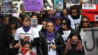 Thousands march in Argentina over murder of girl and two young women