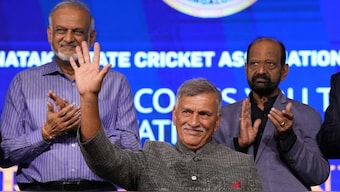 BCCI president election at the AGM will take place to replace Roger Binny. Image: PTI
