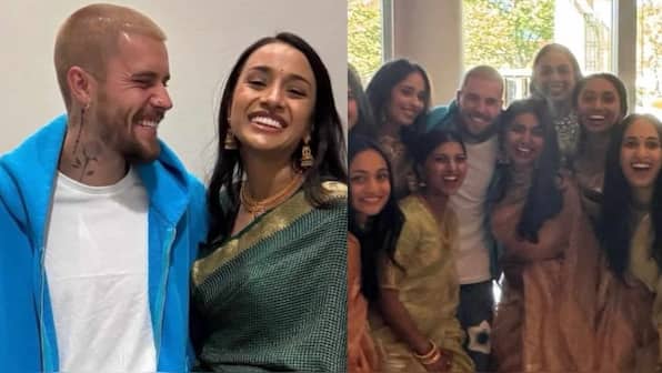Pop sensation Justin Bieber surprises bride and groom at an Indian wedding in Los Angeles, netizens react