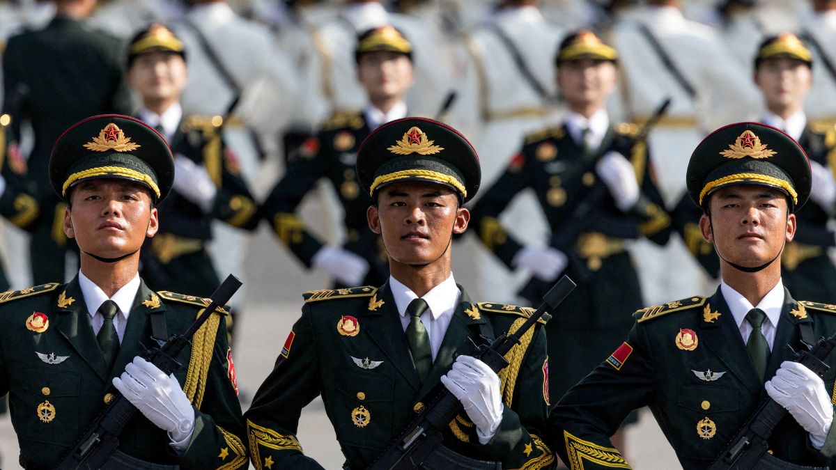 Soldiers of the People's Liberation Army (PLA) of China attend a training ahead of a military parade to mark the 80th anniversary of the end of World War Two, in Beijing, China, August 20, 2025. File Image/Reuters Soldiers of the People's Liberation Army (PLA) of China attend a training ahead of a military parade to mark the 80th anniversary of the end of World War Two, in Beijing, China, August 20, 2025. File Image/Reuters