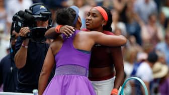 Despite serving strongly, Coco Gauff suffered a crushing loss to Naomi Osaka. Image: Reuters
