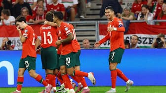 Cristiano Ronaldo continues to break goal-scoring records at the age of 40. Image: Reuters