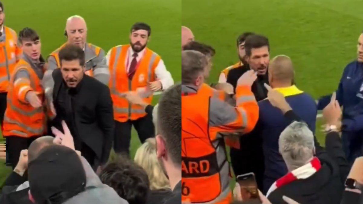 'If there are comments against us, racism or insults...': Diego Simeone explains why he confronted a Liverpool fan 'If there are comments against us, racism or insults...': Diego Simeone explains why he confronted a Liverpool fan