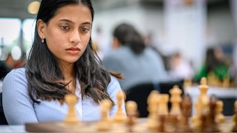 Divya Deshmukh is one of the only two female players in the Open section of FIDE Grand Swiss 2025. Image: FIDE
