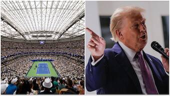 US President Donald Trump will be in attendance at the US Open for the first time in a decade. Reuters