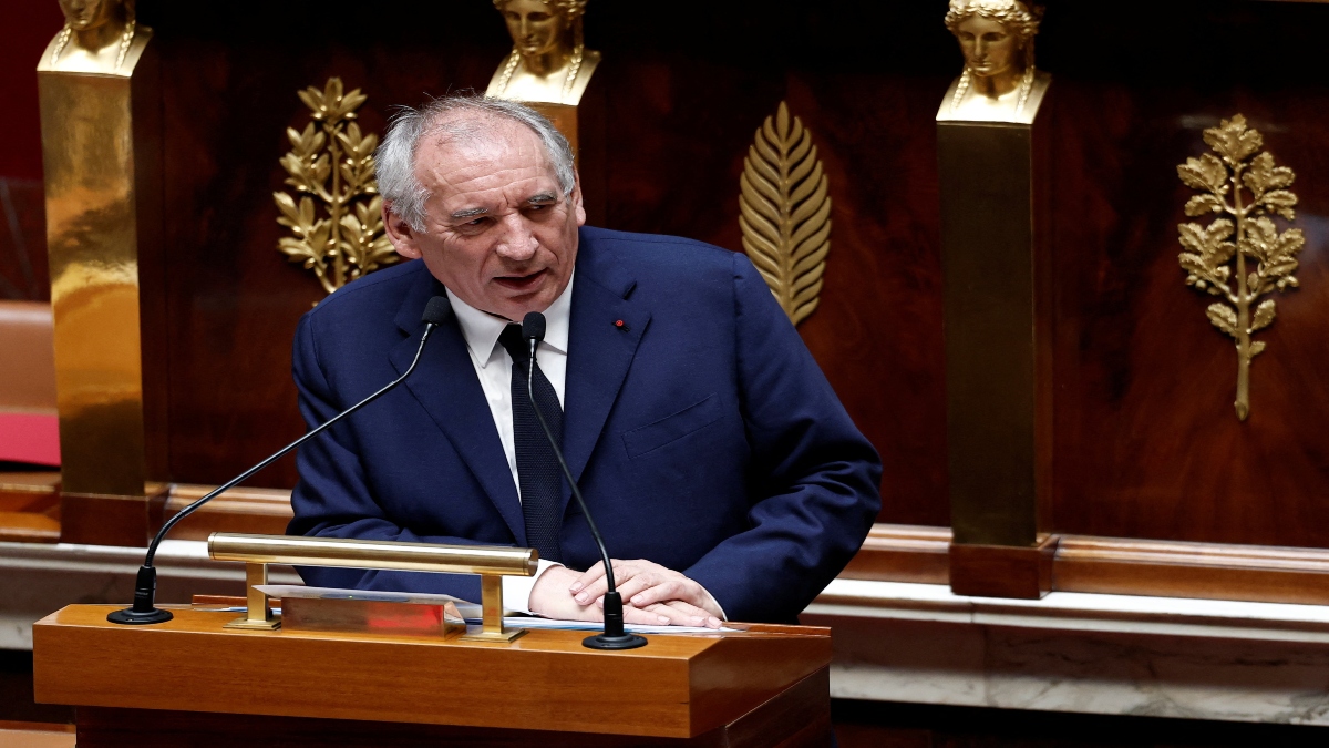 French Prime Minister Francois Bayrou speaks during a debate before a confidence vote on the budget issue during an extraordinary session at the National Assembly in Paris, France, on Monday. Reuters French Prime Minister Francois Bayrou speaks during a debate before a confidence vote on the budget issue during an extraordinary session at the National Assembly in Paris, France, on Monday. Reuters
