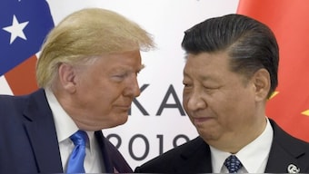 US President Donald Trump (left) and Chinese President Xi Jinping (right) are set to hold a telephonic conversation. File image/AP
