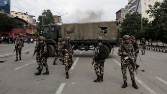 Nepali Army personnel patrol near the parliament in Kathmandu, Nepal, September 8, 2025. (Photo: Navesh Chitrakar/Reuters) 