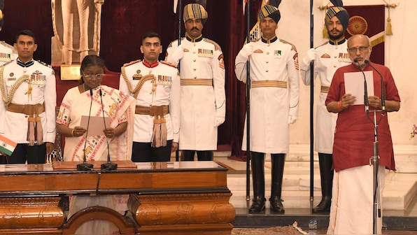 CP Radhakrishnan takes oath as Vice President of India