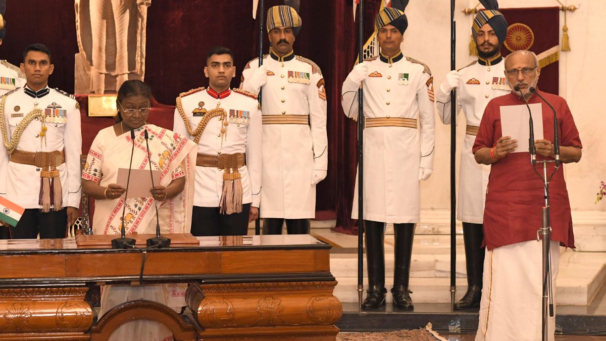 CP Radhakrishnan takes oath as Vice President of India