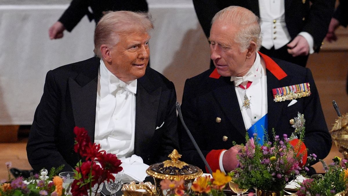<div>Stand up to 'tyranny’: Hosting Trump, UK King Charles takes aim at Putin</div>