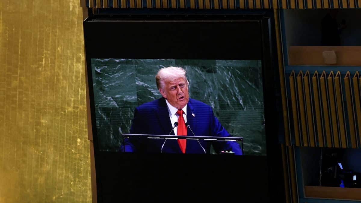 <div>‘China and India primary funders, Europe funding Russian war against itself': Trump at UNGA</div>