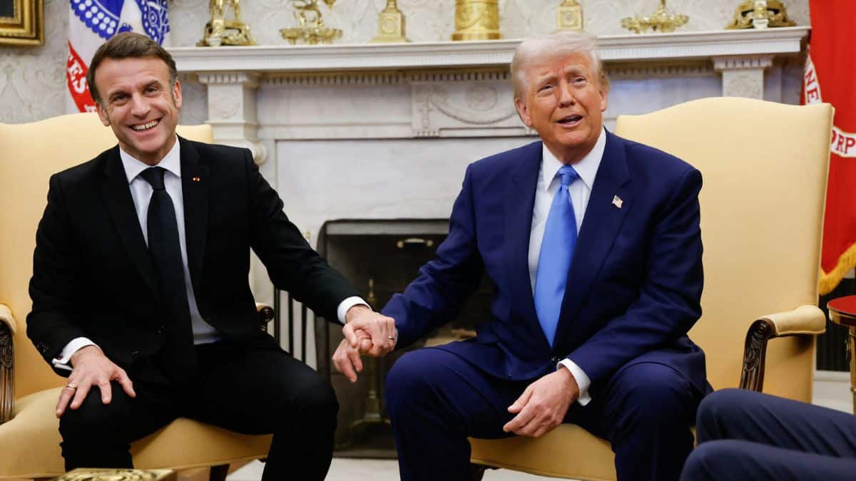 Trump can only win Nobel Peace Prize if he stops Gaza war, says Macron