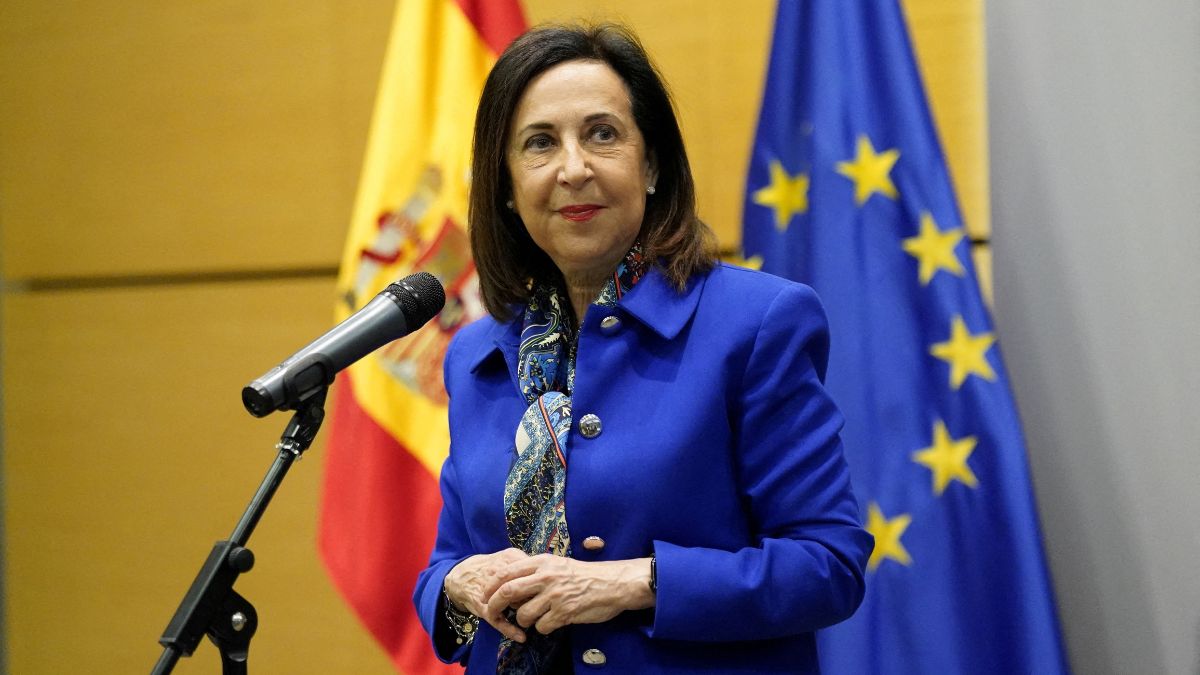 Spanish Defence Minister Margarita Robles reacts as she speaks to members of the media after meeting Ukrainian Defense Minister Rustem Umerov, in Madrid, Spain, on March 14, 2025. (Photo: Ana Beltran/Reuters) Spanish Defence Minister Margarita Robles reacts as she speaks to members of the media after meeting Ukrainian Defense Minister Rustem Umerov, in Madrid, Spain, on March 14, 2025. (Photo: Ana Beltran/Reuters)