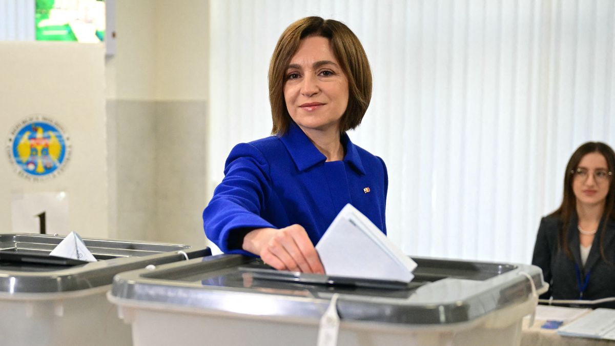 Moldova’s President Sandu’s pro-EU party set to beat pro-Russia forces in parliamentary election Moldova’s President Sandu’s pro-EU party set to beat pro-Russia forces in parliamentary election