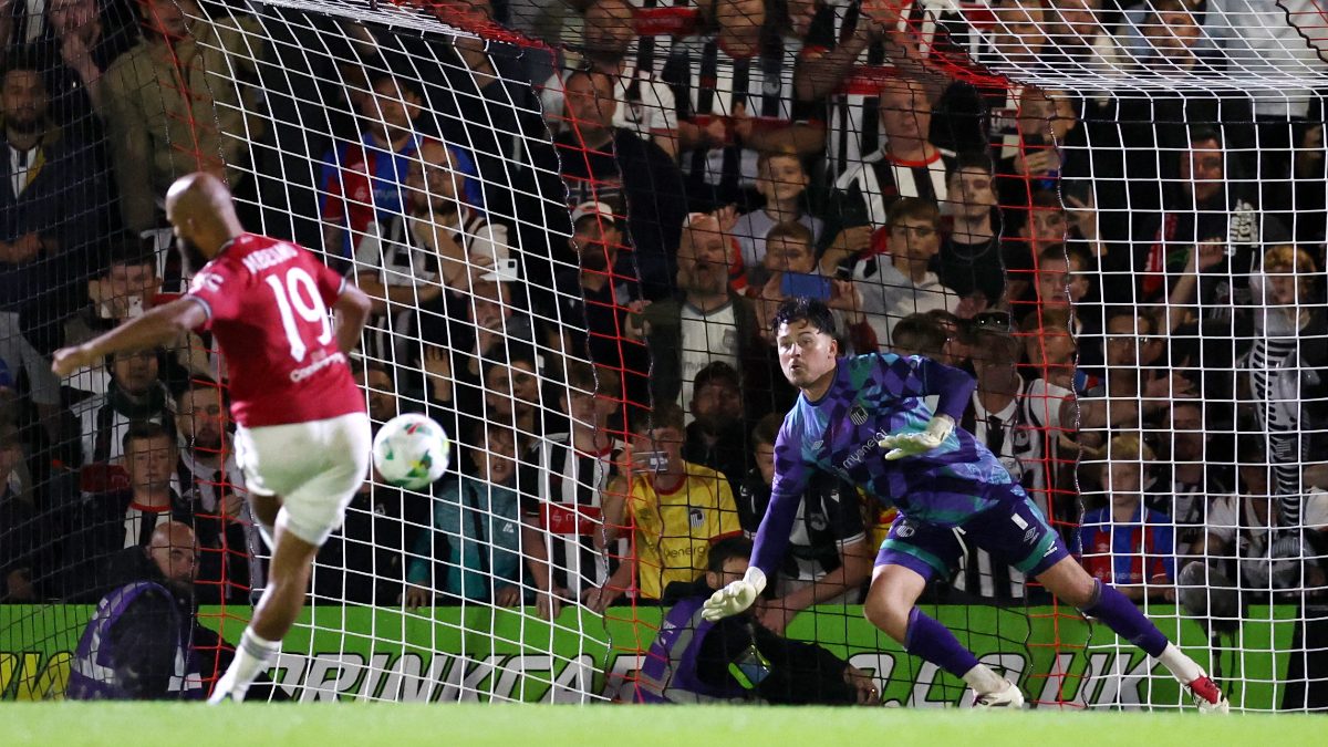 Grimsby Town fielded an ineligible player in their win over Man United. Image: Reuters
Grimsby Town fielded an ineligible player in their win over Man United. Image: Reuters