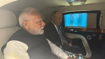 SCO summit: PM Modi, Putin carpool in Xi-gifted Aurus for bilateral talks | See pics