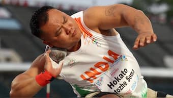 Hokato Hotozhe Sema in action at Kobe 2024 World Para Athletics Championships. Image: Olympics.com