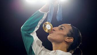 Imane Khelif has made an appeal at CAS against the mandatory sex test. Image: Reuters
