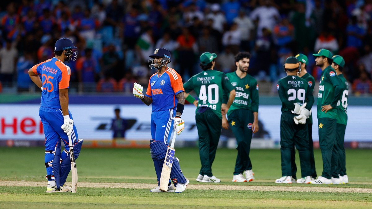The Suryakumar Yadav-led Indian team offered a cold shoulder to the Pakistanis in their Asia Cup Group A clash in Dubai. Reuters The Suryakumar Yadav-led Indian team offered a cold shoulder to the Pakistanis in their Asia Cup Group A clash in Dubai. Reuters