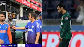 Gambhir umpire remark on handshake goes viral as Pakistan captain Salman makes presentation ceremony U-turn