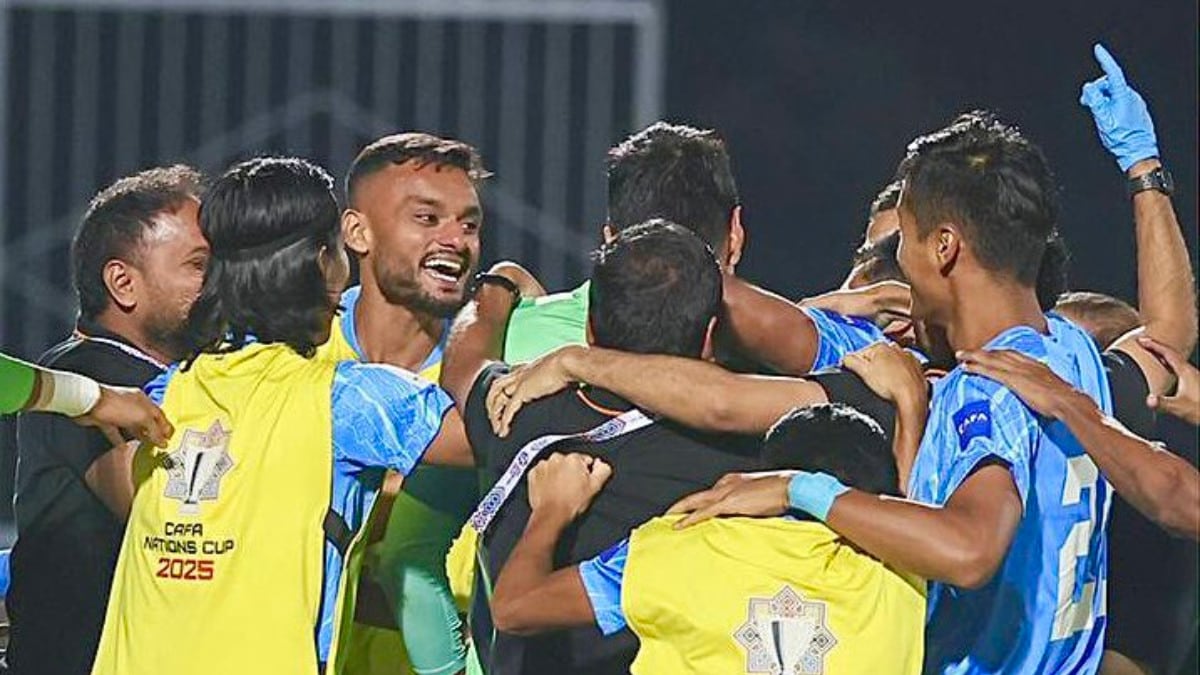 <div>'Khalid Jamil chapter kicks off in style': Indian football team feted for historic victory over Oman in CAFA Nations Cup</div>